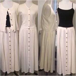 Mix & Match 3-Piece Cotton Maxi Skirt Dress